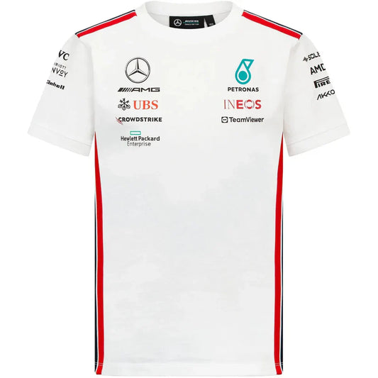 Mercedes AMG F1 2023 Men's Team T-Shirt - White