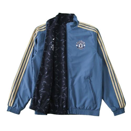 Manchester United Windbreaker Grey (Double-Sided)